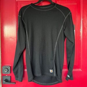 Carhartt Men's Medium Long Sleeve Long John Black Casual Shirt Warm Winter